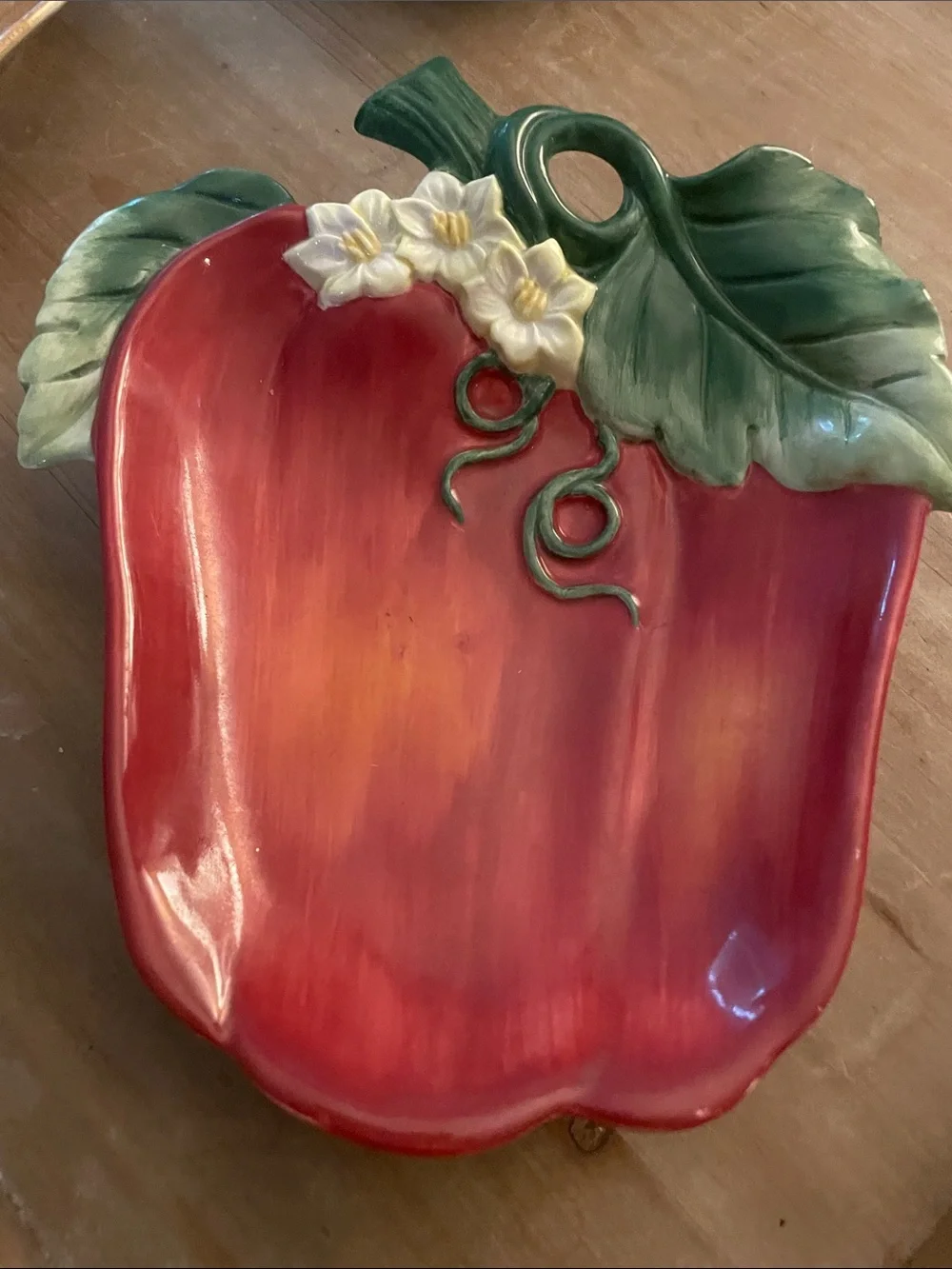 Fitz and Floyd Red Pepper, Yellow Pumpkin & Purple Veggie Ceramic Serving Dishes